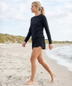 Discount Watery UV-trøje til damer - Remington Langærmet Rashguard - Sort