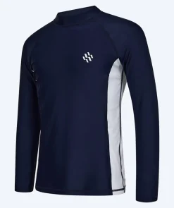 Best Watery UV-trøje til damer - Talcott Langærmet Rashguard - Mørkeblå/hvid
