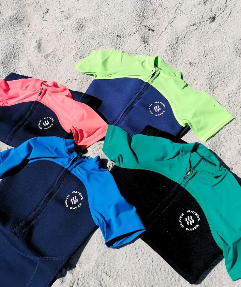 Outlet Watery UV våddragt til børn - Calypso Shorty - Mørkeblå
