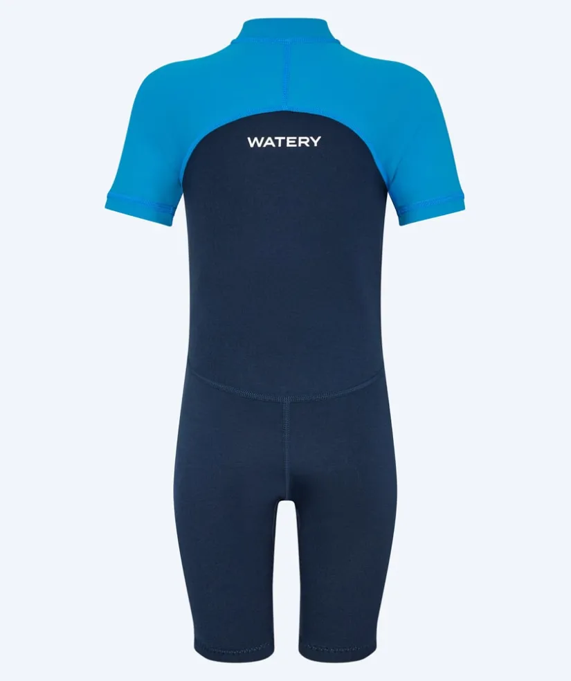 Outlet Watery UV våddragt til børn - Calypso Shorty - Mørkeblå