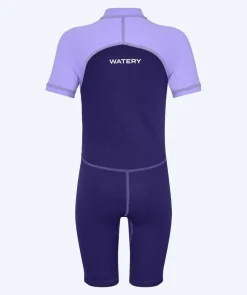 New Watery UV våddragt til børn - Calypso Shorty - Lilla