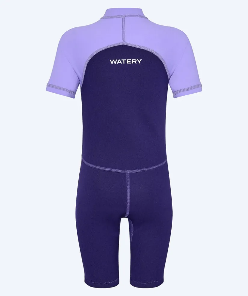 New Watery UV våddragt til børn - Calypso Shorty - Lilla