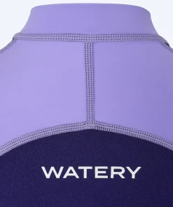 Watery UV våddragt til børn - Calypso Langærmet - Lilla
