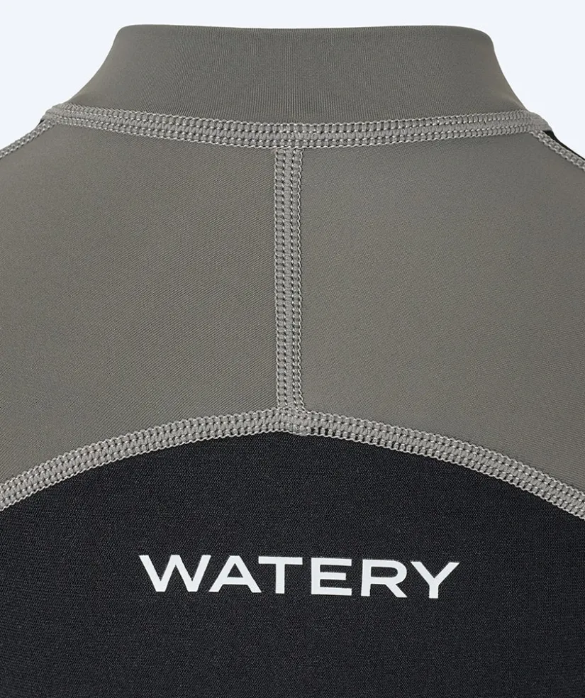 Outlet Watery UV våddragt til børn - Calypso Langærmet - Grå/sort