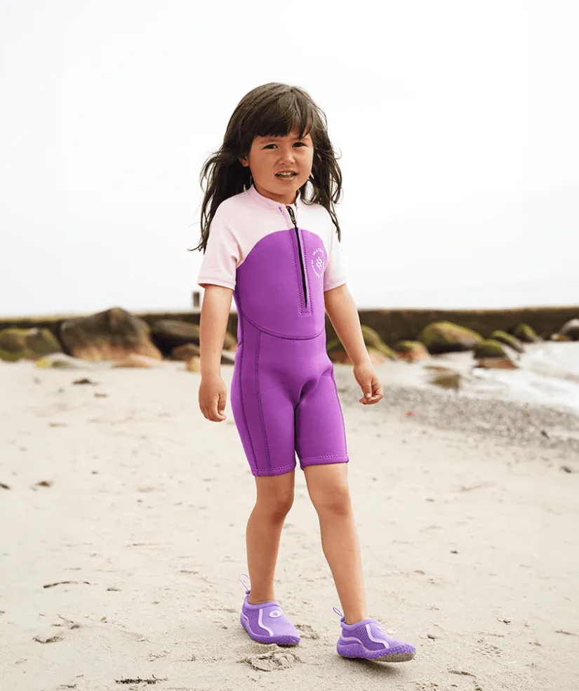 Sale Watery UV våddragt til børn - Calypso Shorty - Pink