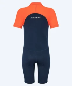 Hot Watery UV våddragt til børn - Calypso Shorty - Orange/blå