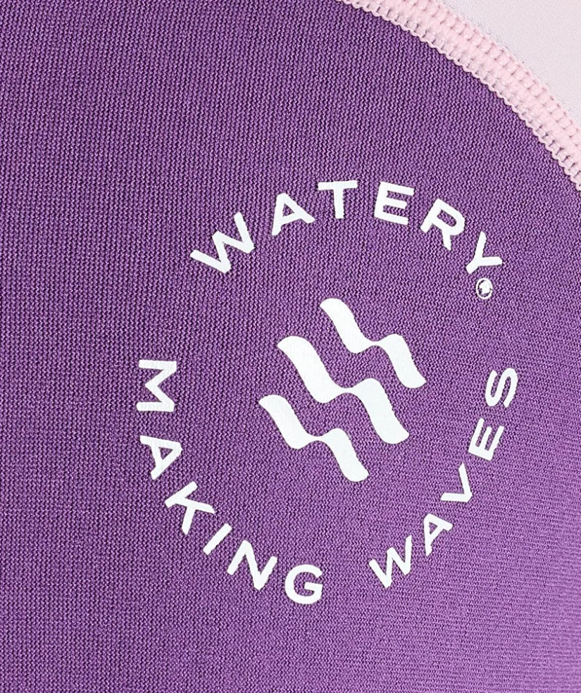 New Watery UV våddragt til børn - Calypso Langærmet - Atlantic Purple