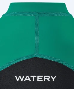 Online Watery UV våddragt til børn - Calypso Shorty - Grøn/sort