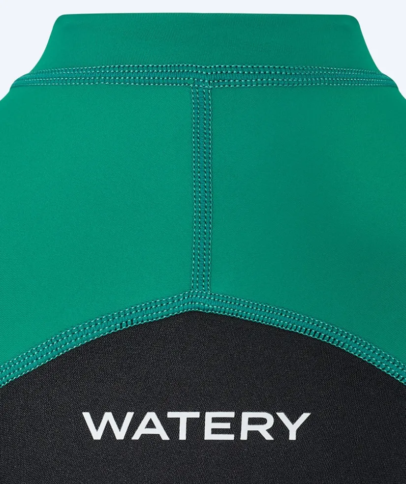 Online Watery UV våddragt til børn - Calypso Shorty - Grøn/sort