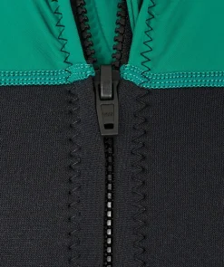 Online Watery UV våddragt til børn - Calypso Shorty - Grøn/sort