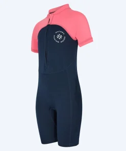 Sale Watery UV våddragt til børn - Calypso Shorty - Coral/mørkeblå