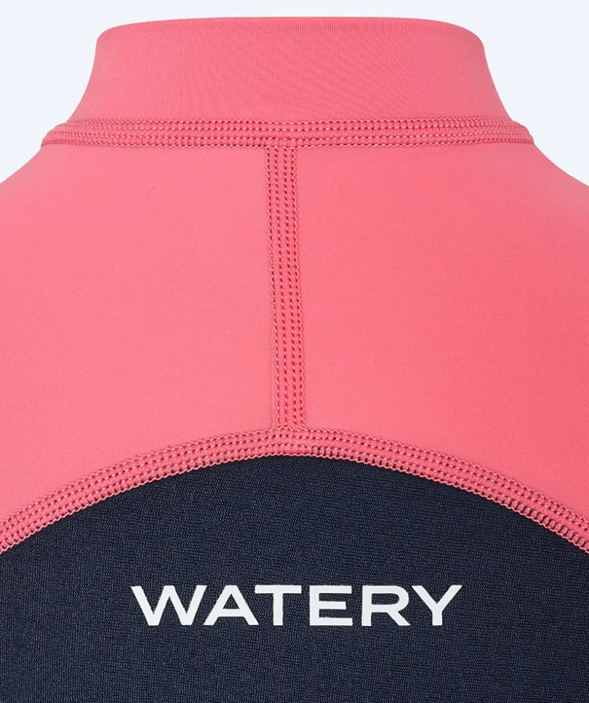 Sale Watery UV våddragt til børn - Calypso Shorty - Coral/mørkeblå