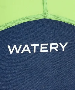 Outlet Watery UV våddragt til børn - Calypso Langærmet - Atlantic Green