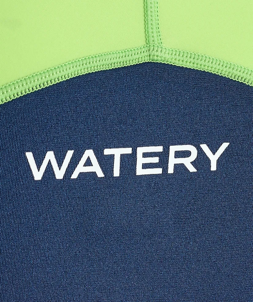Outlet Watery UV våddragt til børn - Calypso Langærmet - Atlantic Green