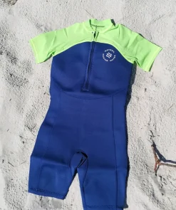 Outlet Watery UV våddragt til børn - Calypso Langærmet - Atlantic Green