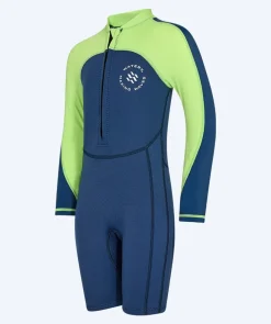 Outlet Watery UV våddragt til børn - Calypso Langærmet - Atlantic Green