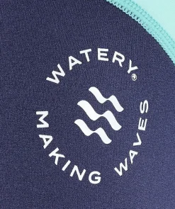 Outlet Watery UV våddragt til børn - Calypso Shorty - Atlantic Turquoise