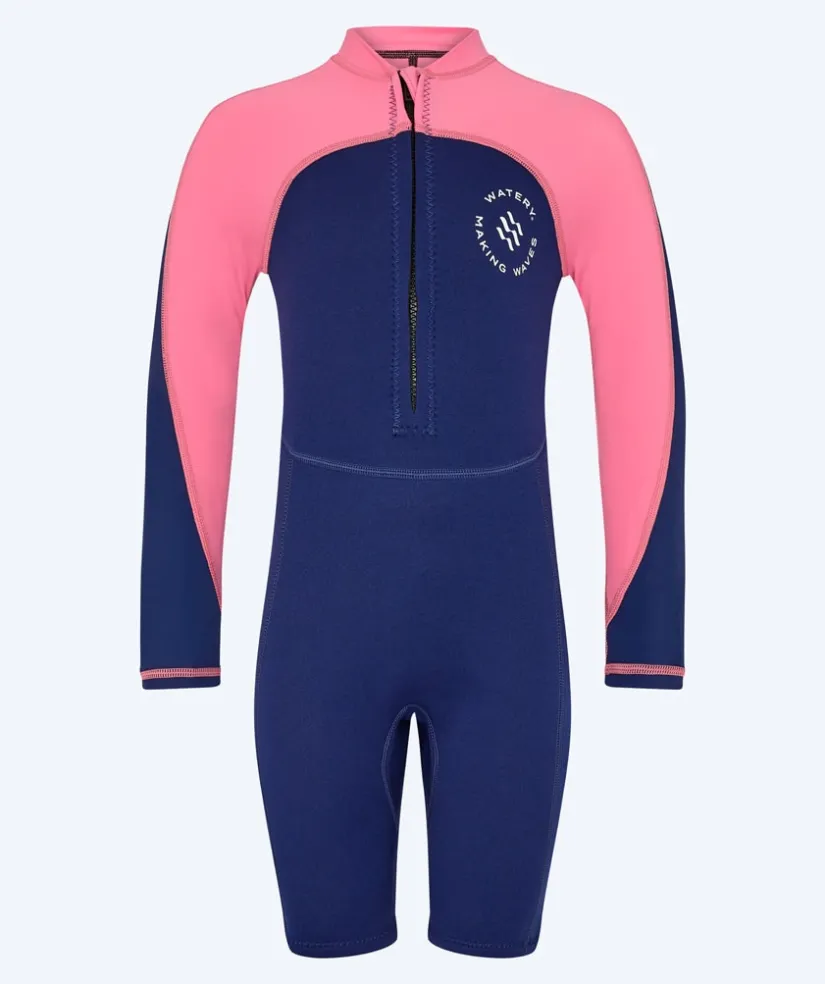 Best Watery UV våddragt til børn - Calypso Langærmet - Pink