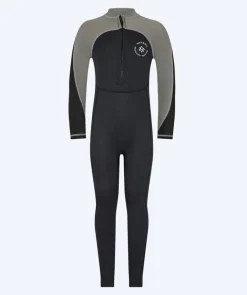 Outlet Watery UV våddragt til børn - Calypso Full-Body - Grå/sort