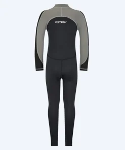 Outlet Watery UV våddragt til børn - Calypso Full-Body - Grå/sort