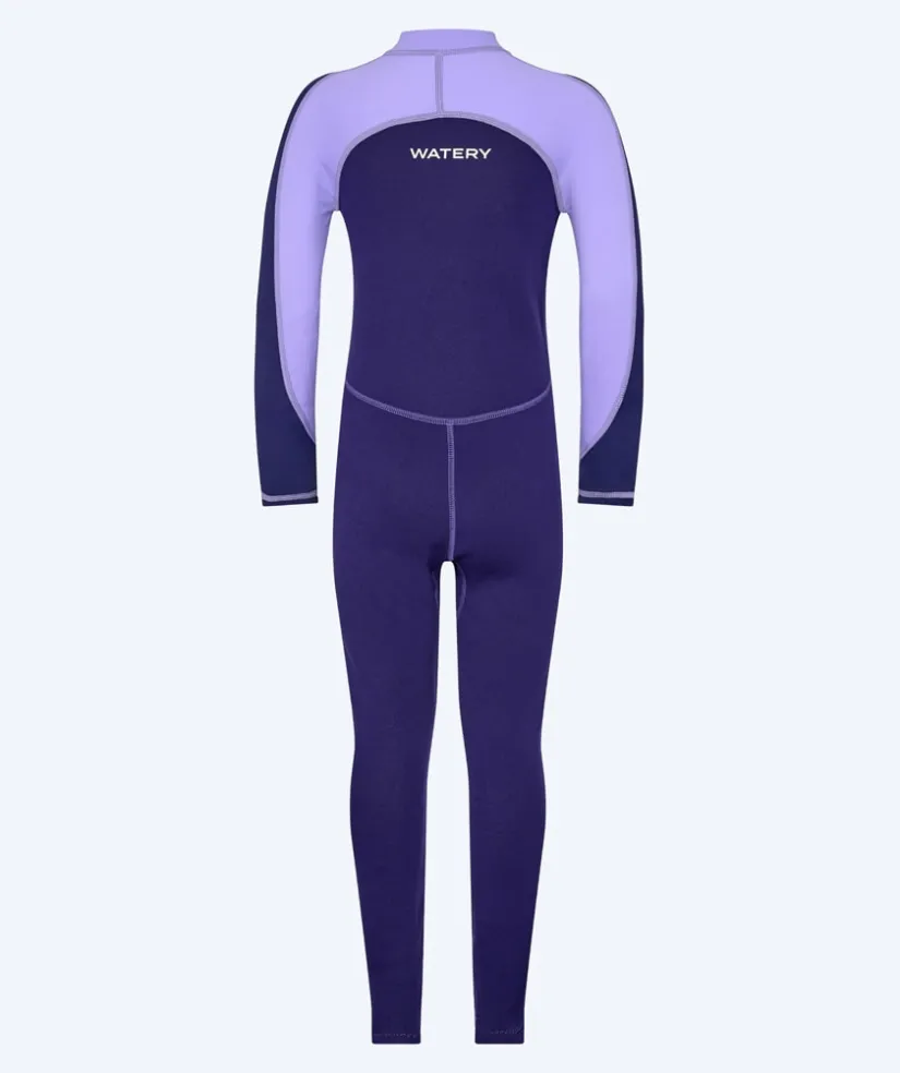 Watery UV våddragt til børn - Calypso Full-Body - Lilla