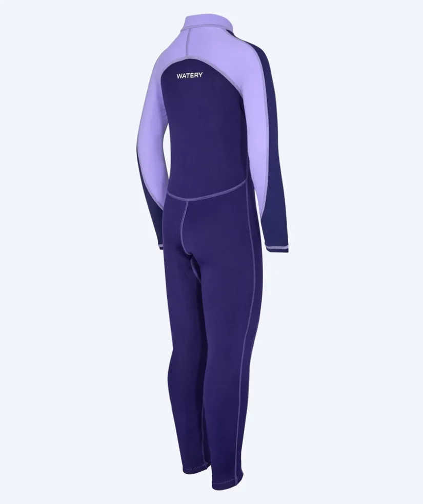 Watery UV våddragt til børn - Calypso Full-Body - Lilla