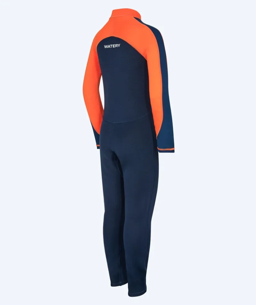 Sale Watery UV våddragt til børn - Calypso Full-Body - Orange/blå