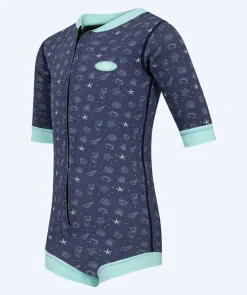 Clearance Watery våddragt til baby - Baia Full-Body - Atlantic Turquoise