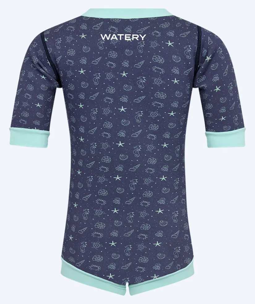 Clearance Watery våddragt til baby - Baia Full-Body - Atlantic Turquoise