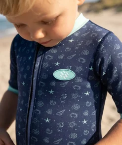 Clearance Watery våddragt til baby - Baia Full-Body - Atlantic Turquoise