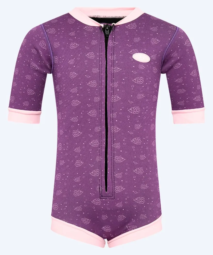 Watery våddragt til baby - Baia Full-Body - Atlantic Purple