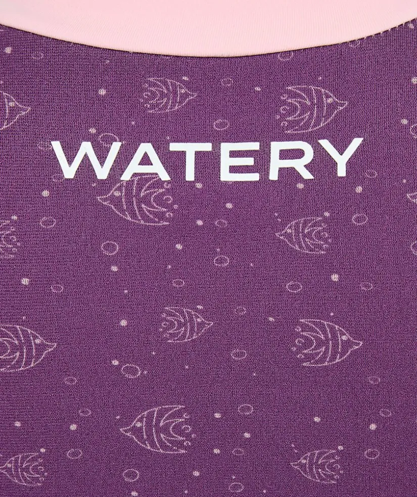 Watery våddragt til baby - Baia Full-Body - Atlantic Purple