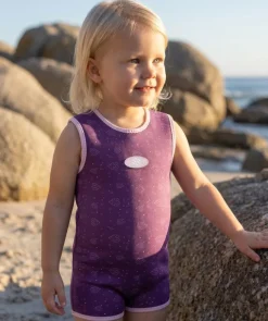 Watery våddragt til baby - Baia Wrap - Atlantic Purple