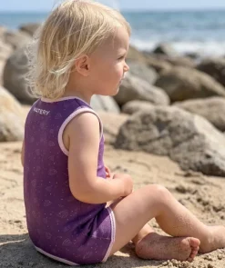 Watery våddragt til baby - Baia Wrap - Atlantic Purple