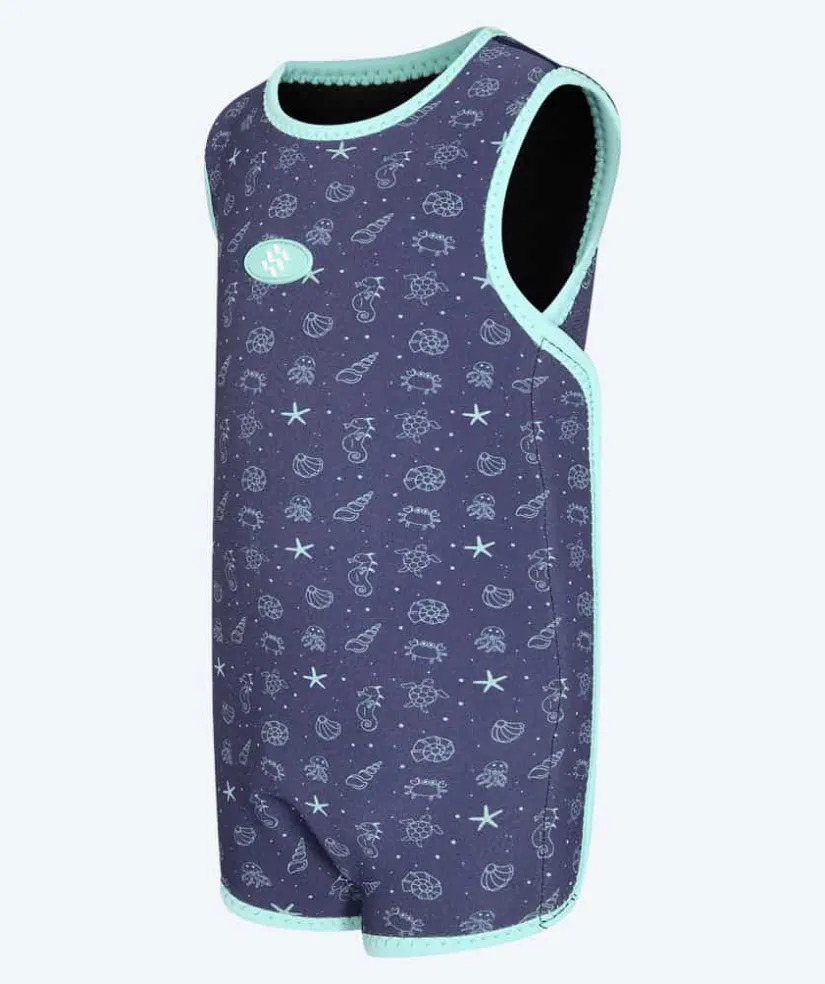 Hot Watery våddragt til baby - Baia Wrap - Atlantic Turquoise