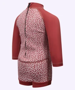 Clearance Watery våddragt til baby - Sunset Wrap - Orange