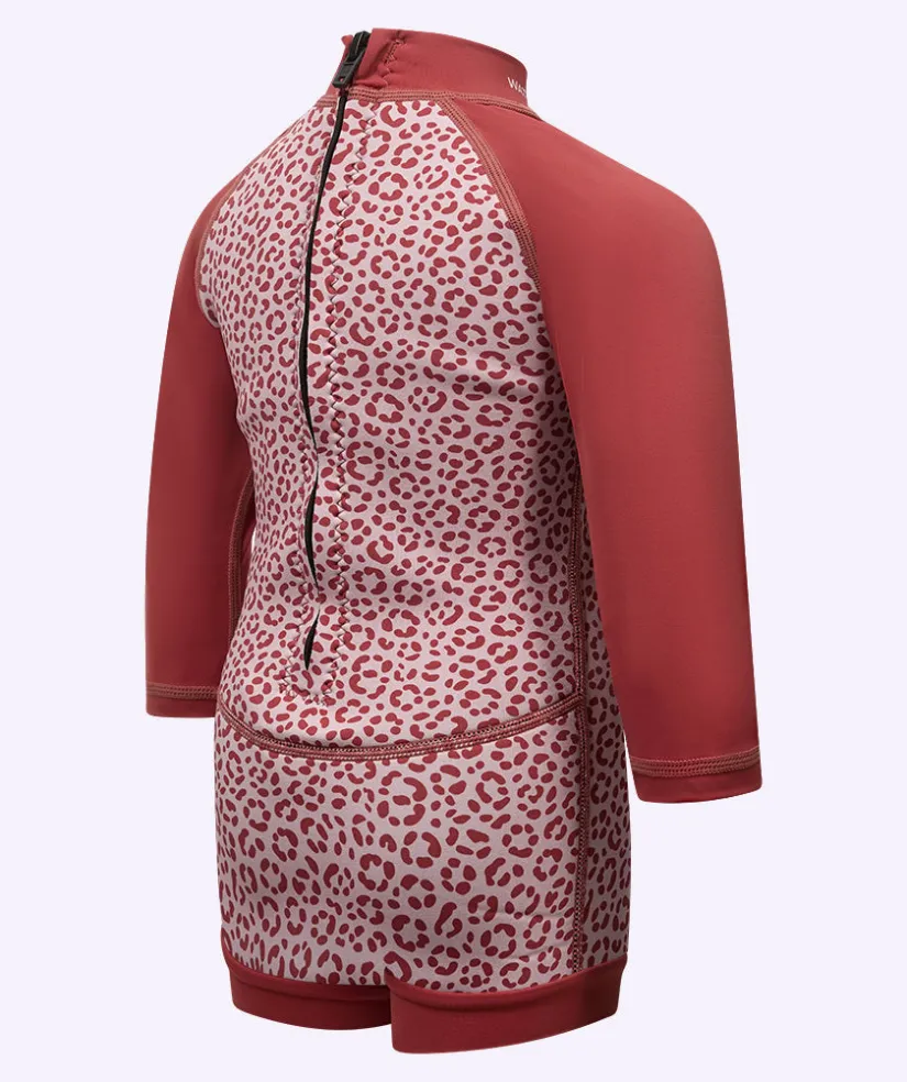Clearance Watery våddragt til baby - Sunset Wrap - Orange