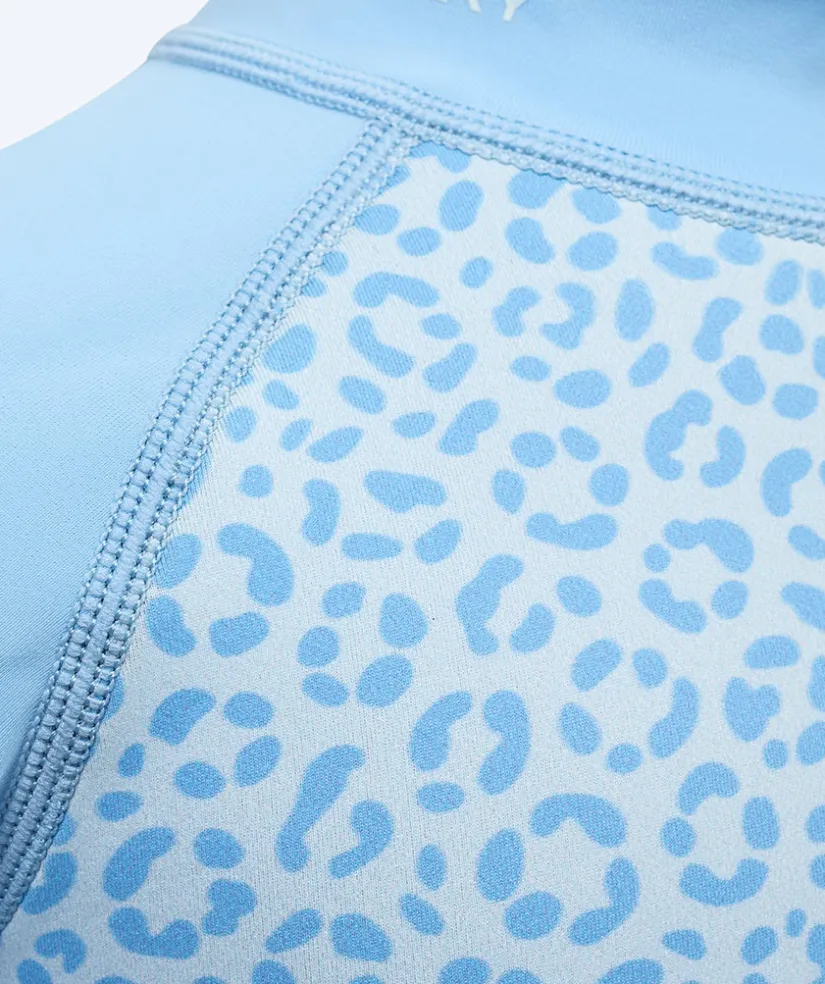 Outlet Watery våddragt til baby - Sunset Wrap - Lyseblå