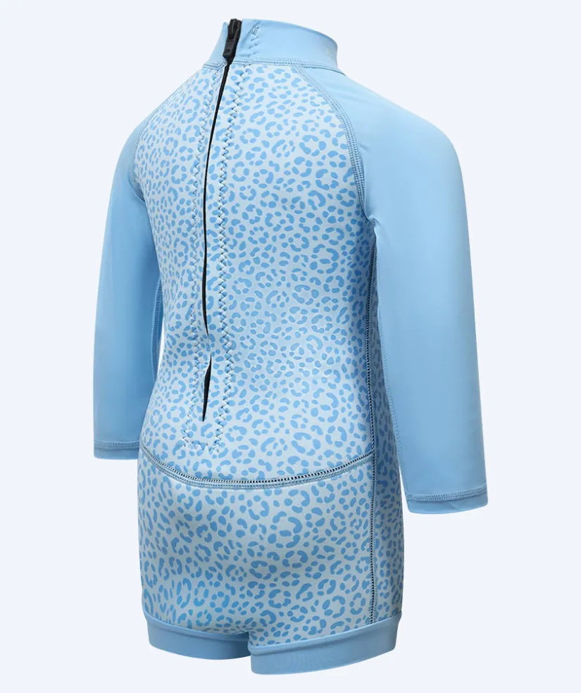 Outlet Watery våddragt til baby - Sunset Wrap - Lyseblå