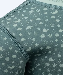 Outlet Watery våddragt til baby - Tropical Wrap'n Nappy - Grøn