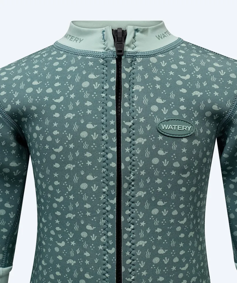 Outlet Watery våddragt til baby - Tropical Wrap'n Nappy - Grøn