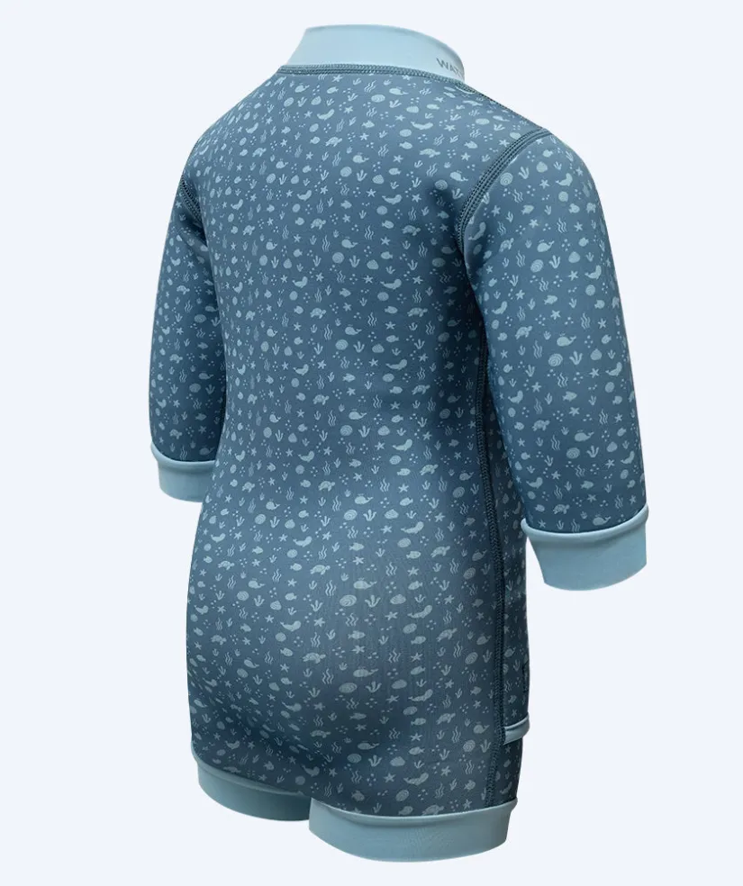 New Watery våddragt til baby - Tropical Wrap'n Nappy - Lyseblå