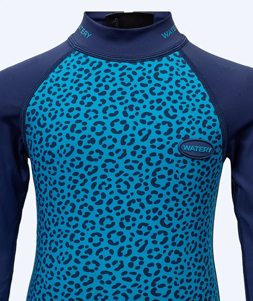 Clearance Watery våddragt til baby - Villa - Atlantic Blue