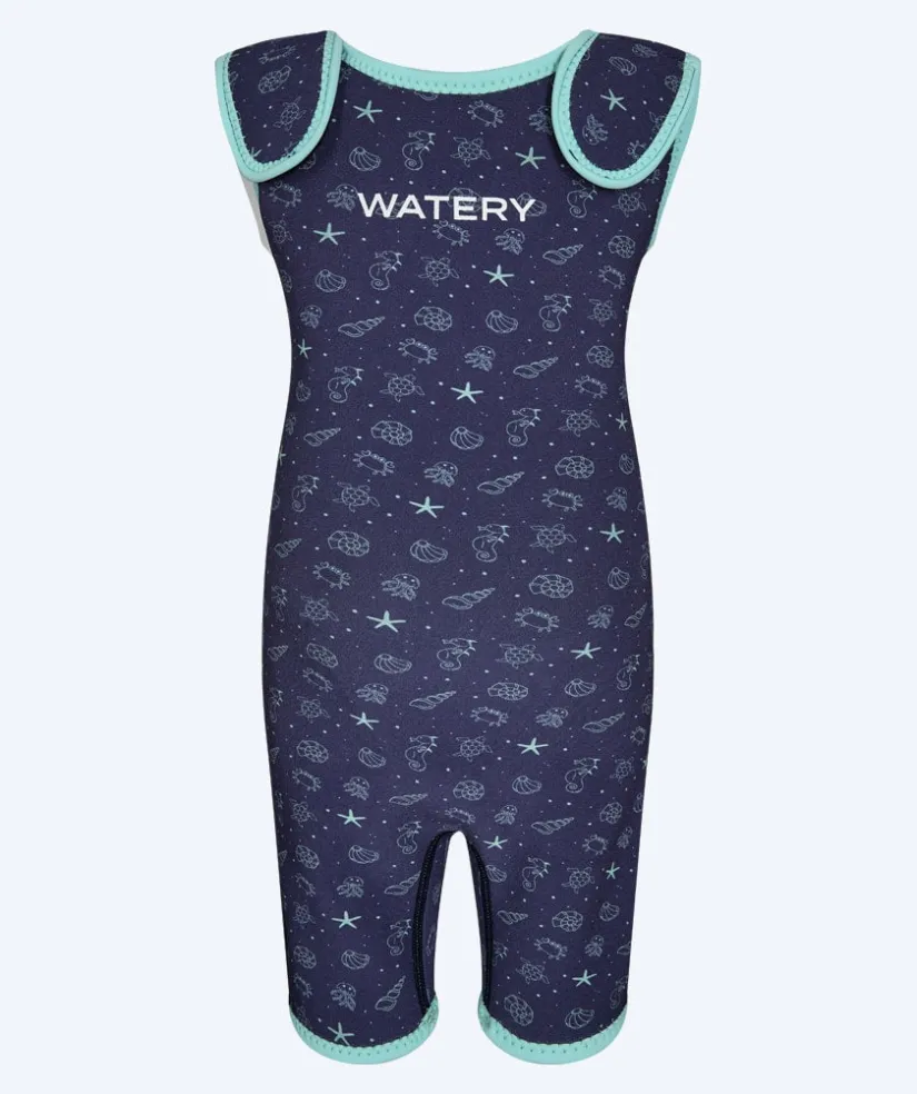 New Watery våddragt til børn - Baia Shorty - Atlantic Turquoise