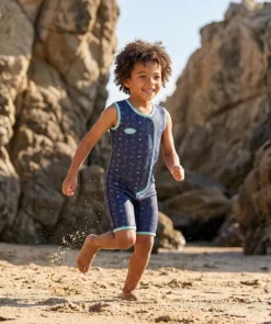 New Watery våddragt til børn - Baia Shorty - Atlantic Turquoise