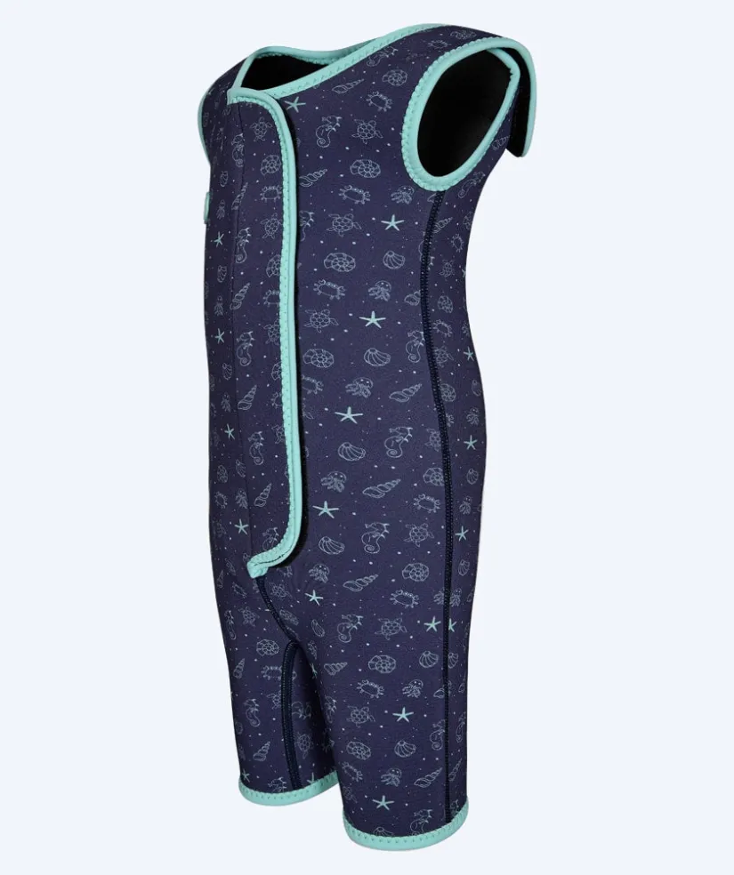 New Watery våddragt til børn - Baia Shorty - Atlantic Turquoise