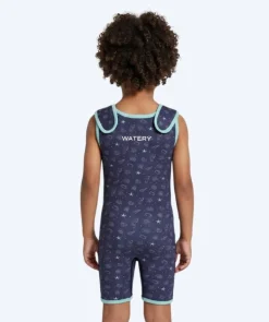 New Watery våddragt til børn - Baia Shorty - Atlantic Turquoise