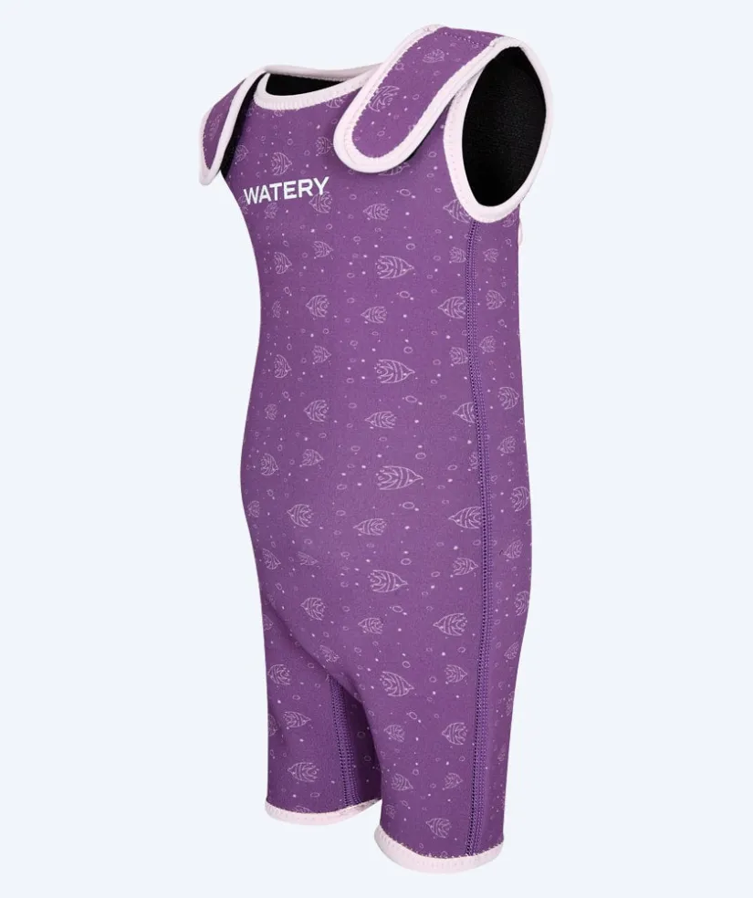 Discount Watery våddragt til børn - Baia Shorty - Atlantic Purple