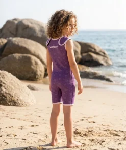 Discount Watery våddragt til børn - Baia Shorty - Atlantic Purple