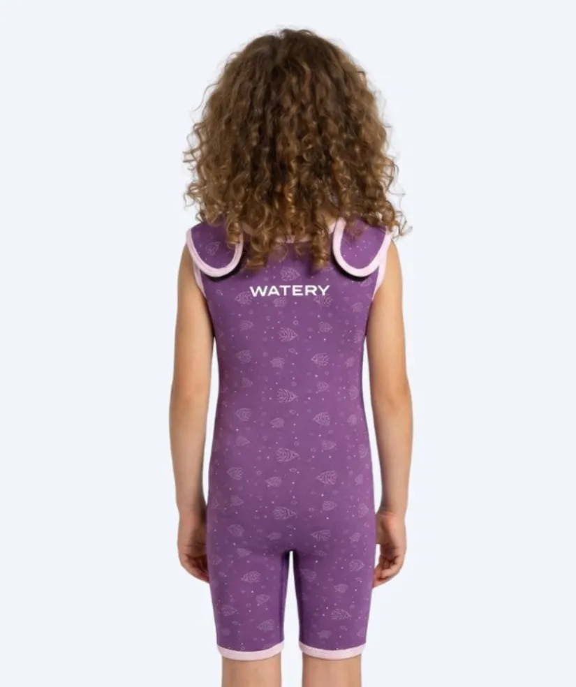Discount Watery våddragt til børn - Baia Shorty - Atlantic Purple